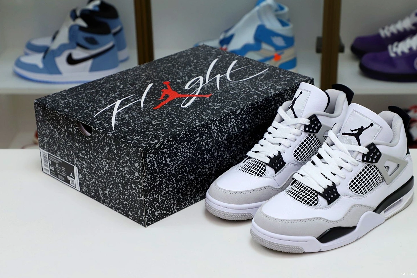 4 BLACK JORDAN AIR Affordable Kimikick 1949 MILITARY 0116